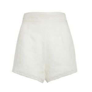 EUC Ermanno Scervino mid-rise linen mini shorts Italy